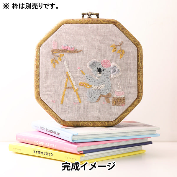 Комплект вышивки "Chicchi Koala наслаждается живописью JPT110" DMC DMC