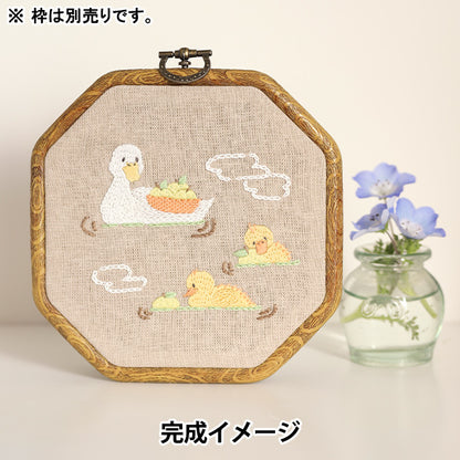 Комплект вышивки "Chicchi Ducks и родители и дети в Yuzuyu Bath JPT111" DMC DMC