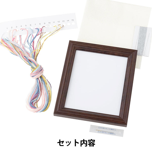 Stickkit "The Sparkling Season of Japan: Fuji und Cherry Blossom Viewing 522401" Lecien Lecien Cosmo