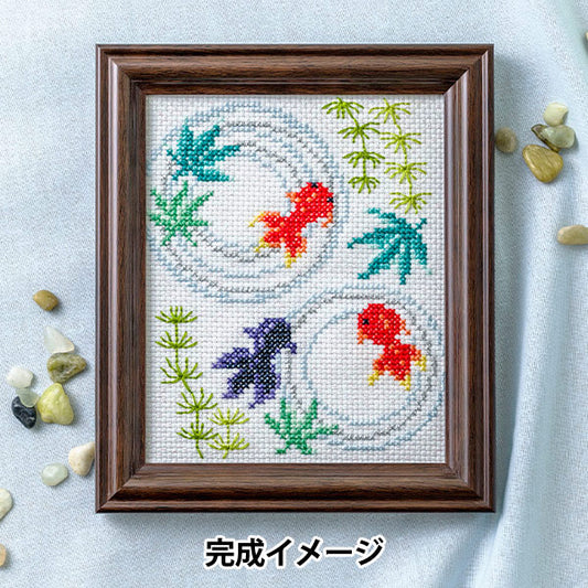 طقم التطريز "فصول الربيع في اليابان - الصيف التبريد 522403" ليسين Lecien كوزمو