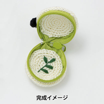 Набор для вязания "Вышивка"НиткиМешочек вязаный с пандой 502509" ЛЕСЬЕН Lecien космо космо