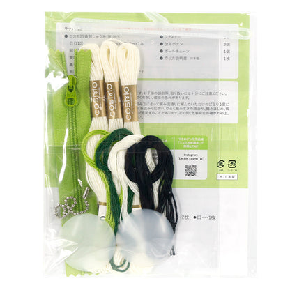 Набор для вязания "Вышивка"НиткиМешочек вязаный с пандой 502509" ЛЕСЬЕН Lecien космо космо