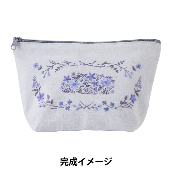 刺しゅうキット 『アトリエドノラキット そよ吹く空色の庭 542504』 LECIEN ルシアン cosmo コスモ