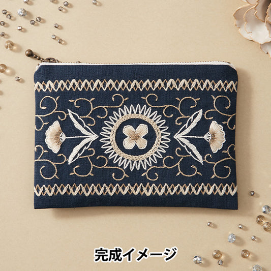 Embroidery Kit "Arabesque Navy 577" Totsuka embroidery