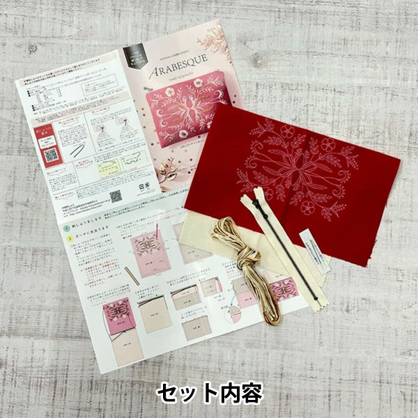 [Video incluso] Kit di ricamo "Arabesque Rose 578" Ricamo totsuka