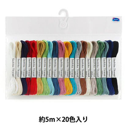 자수실 "사시코실 Sashiko Thread 100m 미니 컬렉션 단색 101』 Olympus