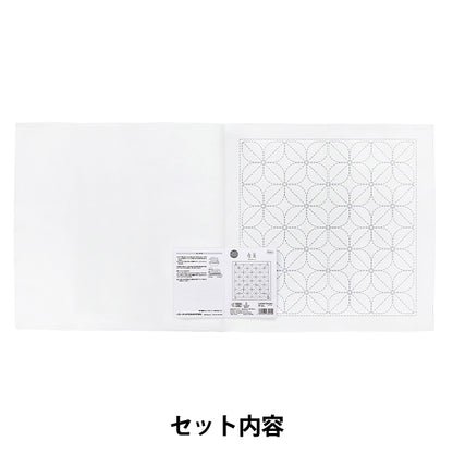 Embroidery Fabric "Flower Towel Cloth Pack, Flower Pattern, White H-1141" Olympus