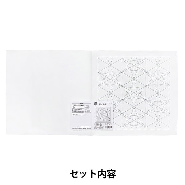 Embroidery Fabric "Flower Towel Cloth Pack, Layered Dragon Bike, White H-1142" Olympus