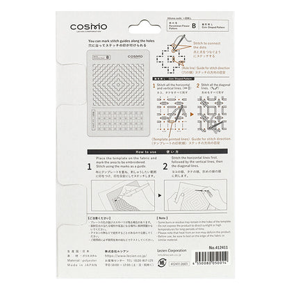 刺绣用具 "生鱼片模板柿花B/钱形生鱼片412411’LECIEN Lecien cosmo