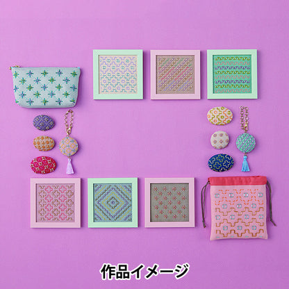 ビーズ 『ビーズ刺し子テンプレート 57784』 Clover クロバー