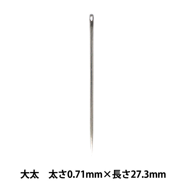 Aguja de coser a mano "Aguja dirigida por máquina, 1 pieza, espesor de 0.71 mm x longitud 27.3 mm"