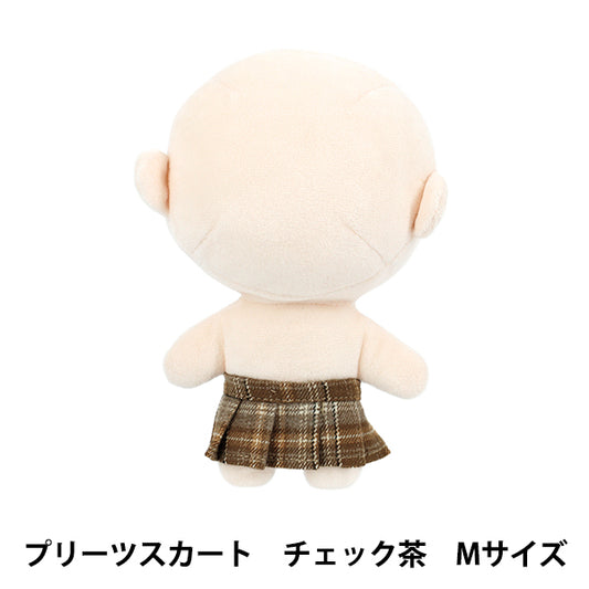 봉제 의상 "MPA 주름 치마, 체크 크기 M, 브라운 MPA-92A-M"