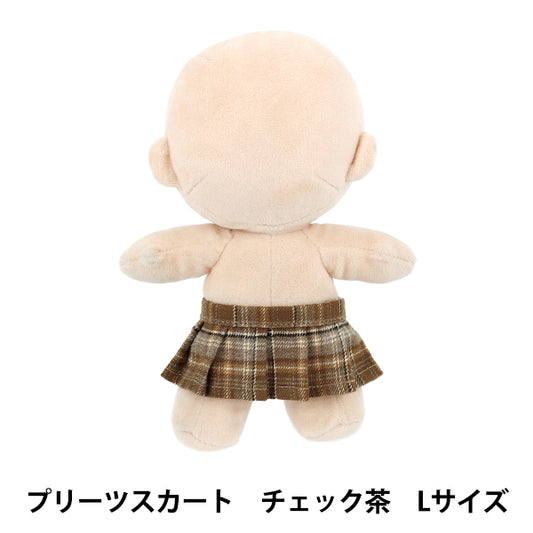 봉제 의상 "MPA 주름 치마, 체크 L 크기, Brown MPA-92A-L"