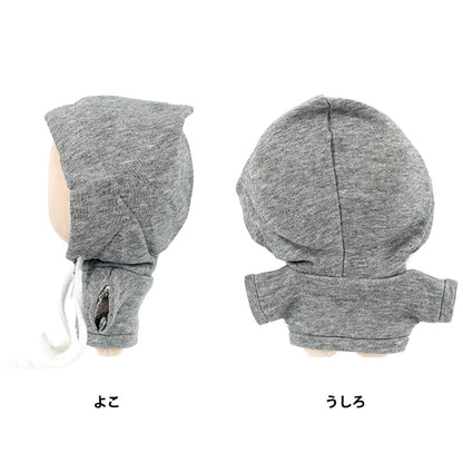 Stofftierkostüm "MPA-Kapuzenpullover mit Reißverschluss, Größe M, Grau MPA-101D-M"