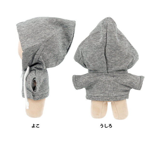 Stofftierkostüm "MPA-Kapuzenpullover mit Reißverschluss, Größe L, Grau MPA-101D-L"