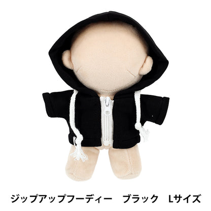 Stofftierkostüm "MPA-Kapuzenpullover mit Reißverschluss, Größe L, Schwarz MPA-101E-L"