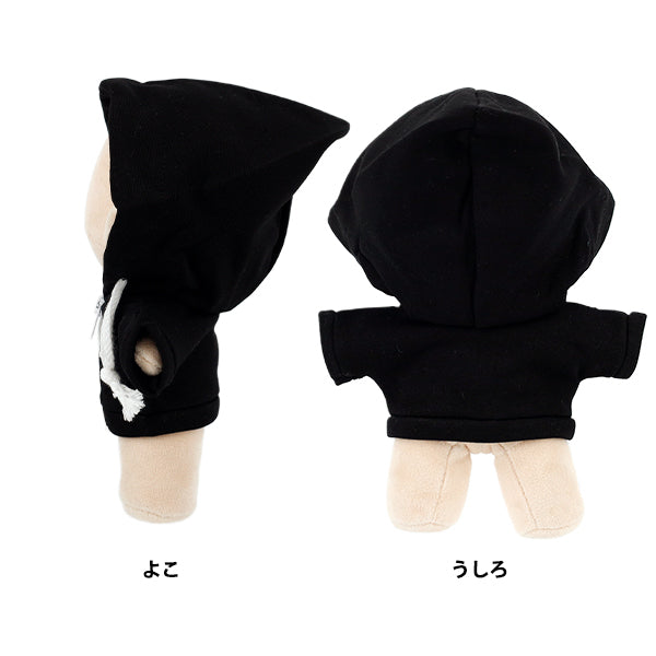 Stofftierkostüm "MPA-Kapuzenpullover mit Reißverschluss, Größe L, Schwarz MPA-101E-L"