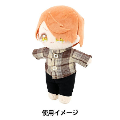 ぬいぐるみ衣装 『mpa チェックシャツ Lサイズ ブラウン MPA-105B-L』