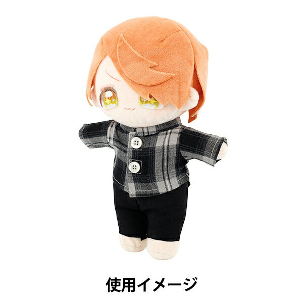 ぬいぐるみ衣装 『mpa チェックシャツ Lサイズ ブラック MPA-105C-L』