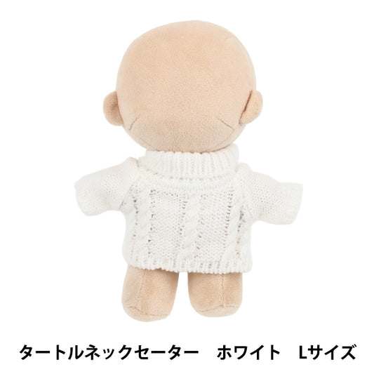毛絨動物服裝 "mpa 高領毛衣 L 碼 白色 MPA-113A"