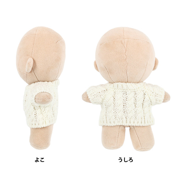 ぬいぐるみ衣装 『mpa クルーネックセーター Lサイズ ホワイト MPA-114A』