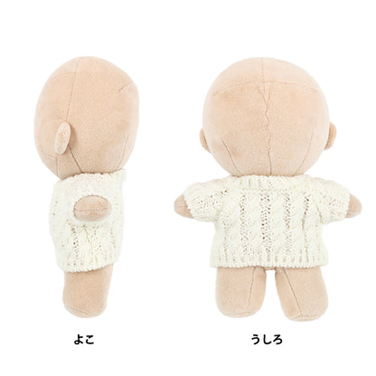 ぬいぐるみ衣装 『mpa クルーネックセーター Lサイズ ホワイト MPA-114A』