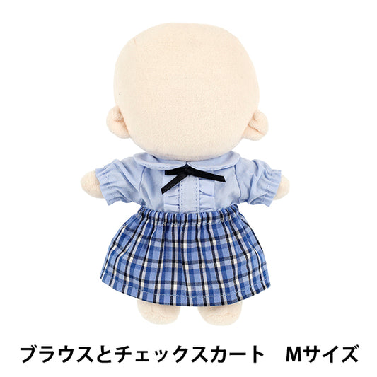 毛绒动物服装“mpa 衬衫和格子裙子 M 尺寸 MPA-163 ”