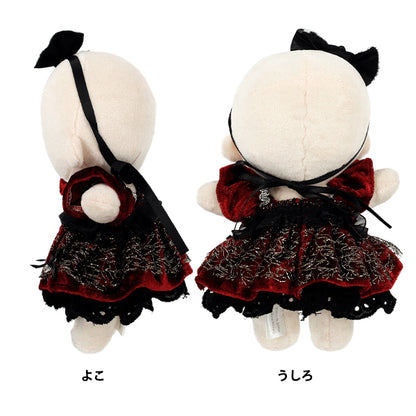 ぬいぐるみ衣装 『mpa select ドレスセット Mサイズ ブラックレッド MPA-135D』