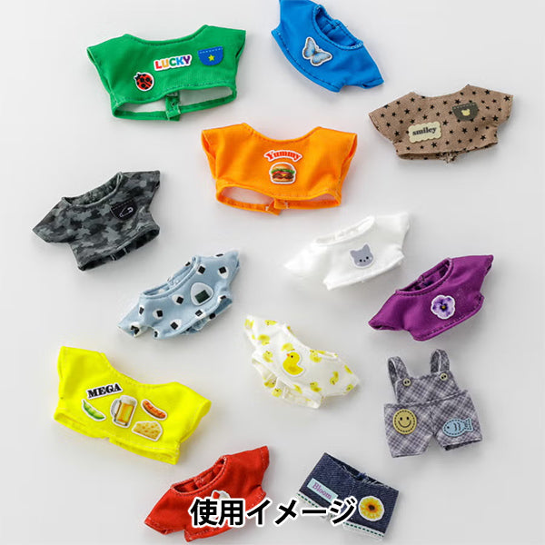 piezas de artesanía "Pegatina Decora Muñeca Nuno PetitParche Rock & Cool DDNW-02”