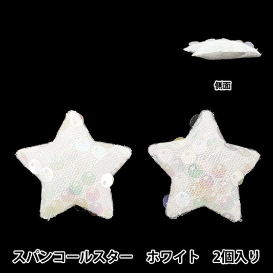 Handwerksteile "FangirlingDekorationsteile Paillon Stern White 10-5504"