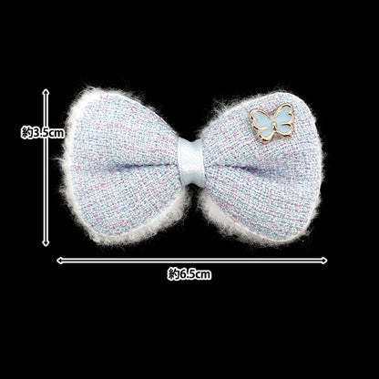 Craft parts "FangirlingDecoration parts Tweed Ribbon Blue 10-5520"