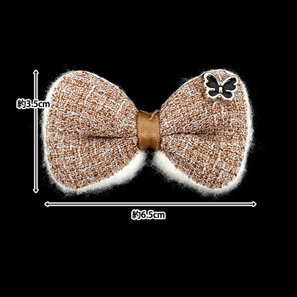 Craft parts "FangirlingDecoration parts Tweed Ribbon Brown 10-5521"