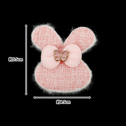 Handwerksteile "FangirlingDekorationsteile Tweed Kaninchen Dunkelrosa 10-5529"