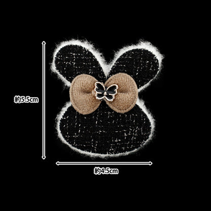 أجزاء الحرفية "التلبيدأجزاء الديكور التويد الأرنب الأسود 10-5531"