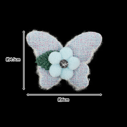 Parti artigianali "FangirlingParti di decorazione Tweed Butterfly Blue 10-5533"