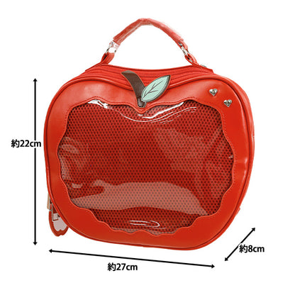 Bag "Oblette per spalle preferite a forma di mela OB03-APPLE-RD"