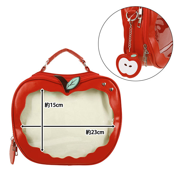 Bag "Oblette per spalle preferite a forma di mela OB03-APPLE-RD"