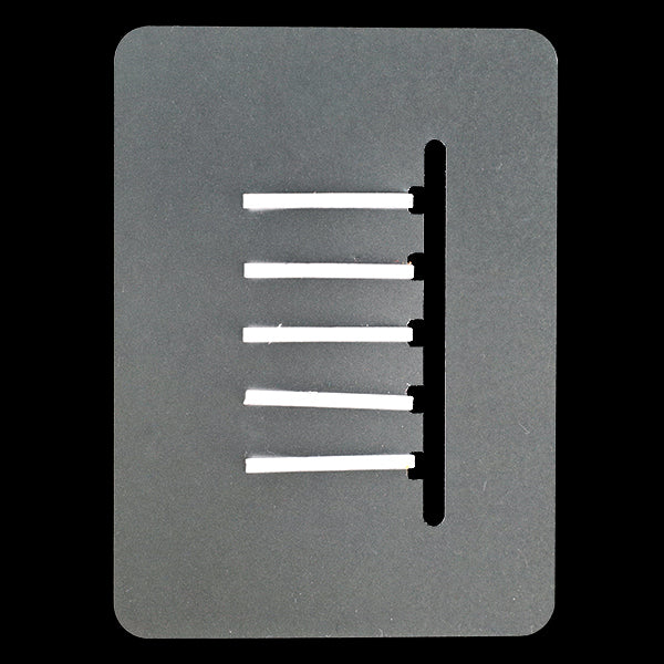 Ropa de lujosa "mini horquilla blanca mhp15-wh"