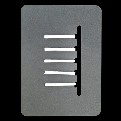 Ropa de lujosa "mini horquilla blanca mhp15-wh"