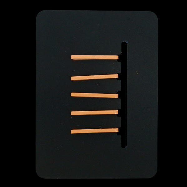 Ropa de lujosa "Mini horquilla de color naranja MHP15-o"