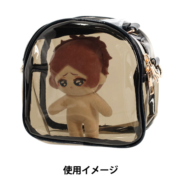 حقيبة "حقيبة كتف مخيطة لون كهرماني أسود NSI-3ABK""