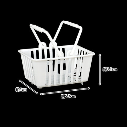 Suministros para muñecas "Carrito de compras de accesorios populares blanco DSB-WH"