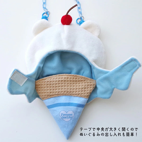 봉제 의상 "Turenui Ghost Ice Bear Blue RM-8290"