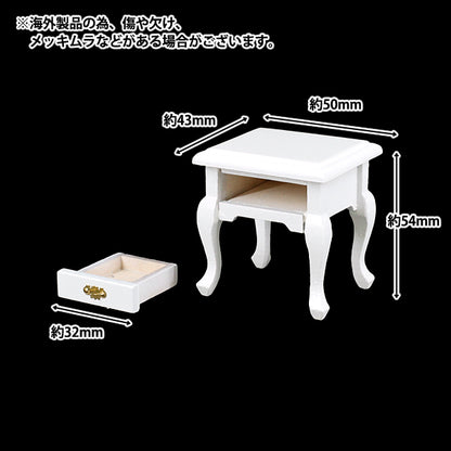 Tavolino in miniatura Craft ``bianco YOSK-09"