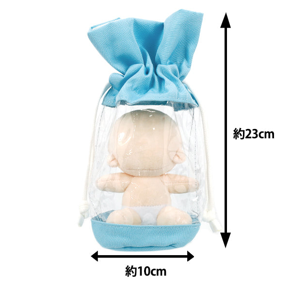 Bag “Oshi Drawstring Purse Sky Blue YOKC-06"