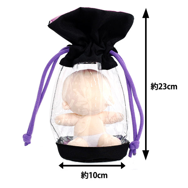 가방 “Oshi Drawstring Bag Black YOKC-10"