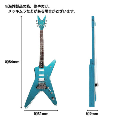 mestiere in miniatura "Chitarra elettrica Oshi Style Collection blu YOSK-71”
