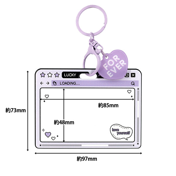 生活雑貨 『トレカケース PC ラベンダー YTC26-11』