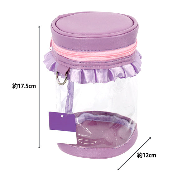 حقيبة "حقيبة أسطواني أرجوانية مع الكشكشة" Amifa