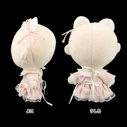 Costume de peluche "Ensemble haut et bas de poupée taille M rose 25-029"